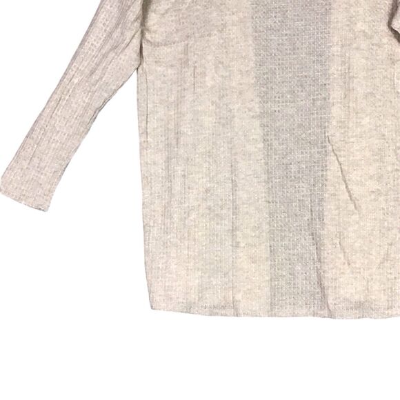 Bobeau Womens Size S Open Front Cardigan Waffle Knit Colorblock Long Sleeve - Picture 8 of 10